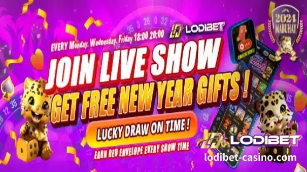 Makilahok sa LODIBET na live broadcast at makatanggap ng mga libreng regalo sa Bagong Taon!