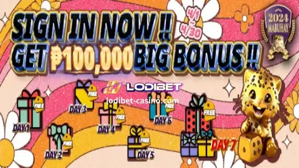 See you every day, log in to LODIBET get a ₱100,000 bonus!